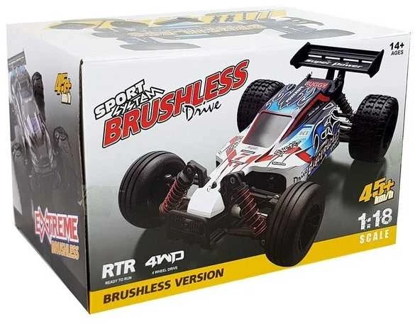 Automobilis su nuotolinio valdymo pultu ENOZE 9302E, 1:18, 45 km/h, geltonas