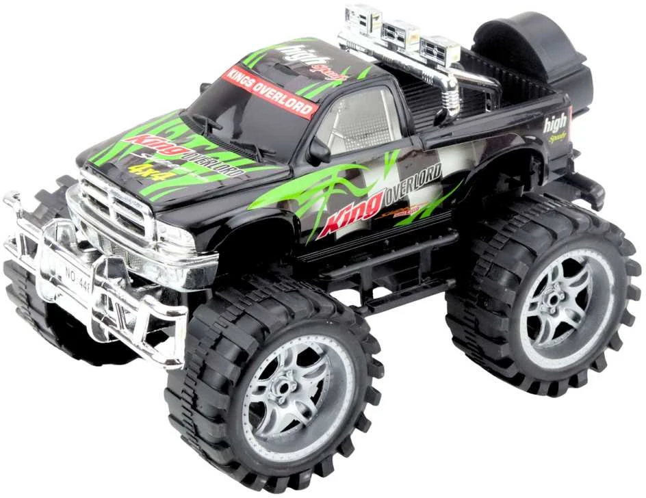 Automobilis visureigis King, 27 cm, žalias/juodas