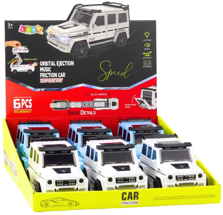 Automobilis visureigis su automobiliuku ir efektais (1 vnt.)