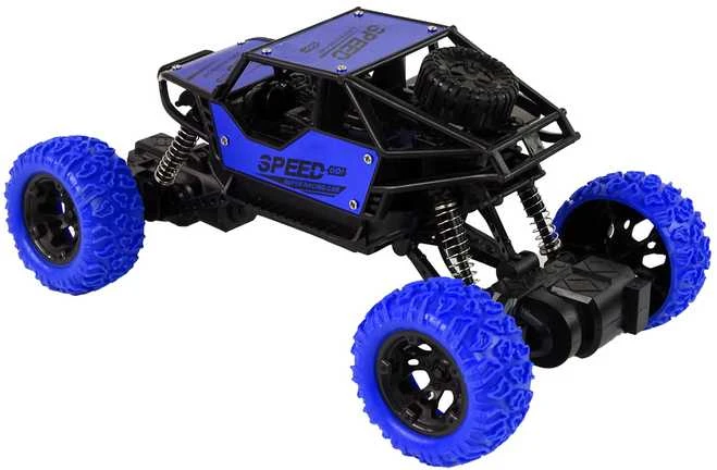 Automobilis visureigis su nuotolinio valdymo pultu, 1:18, mėlynas