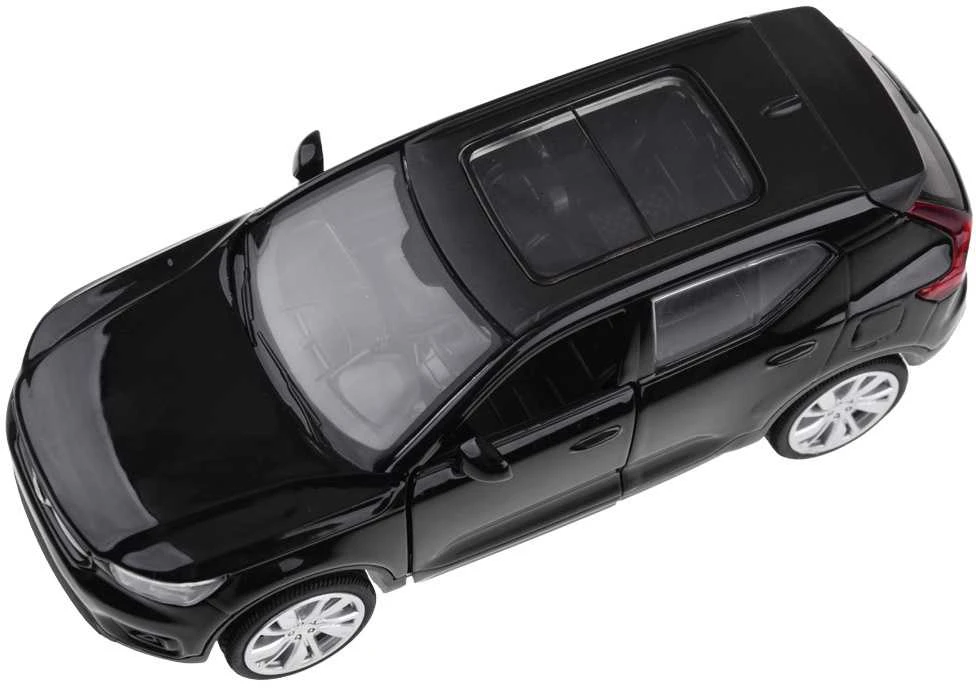 Automobilis Volvo XC40 su garso ir šviesos efektais, juodas