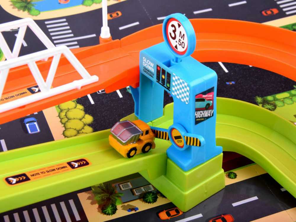 Automobilių trasa su vairu