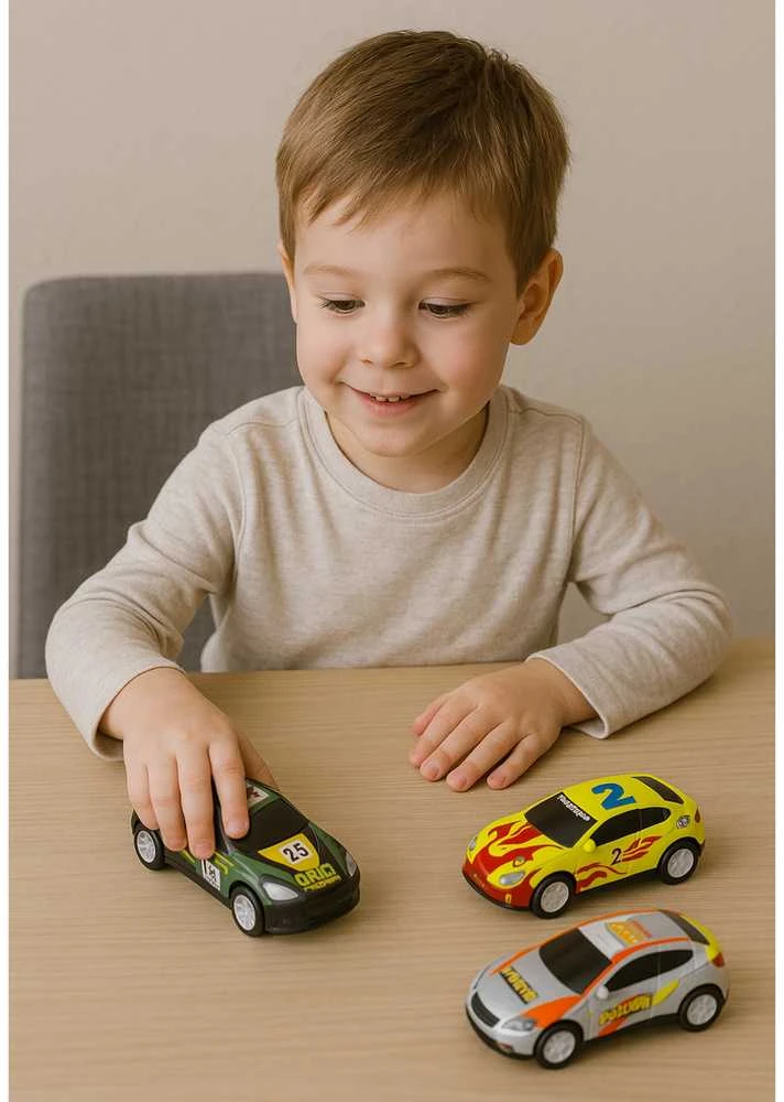 Automobiliukų rinkinys lagaminėlyje, 30 vnt.