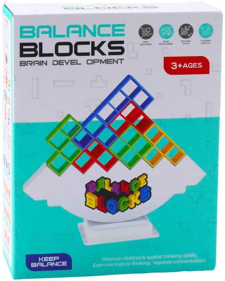 Balansavimo žaidimas "Balance Blocks", 48 el.