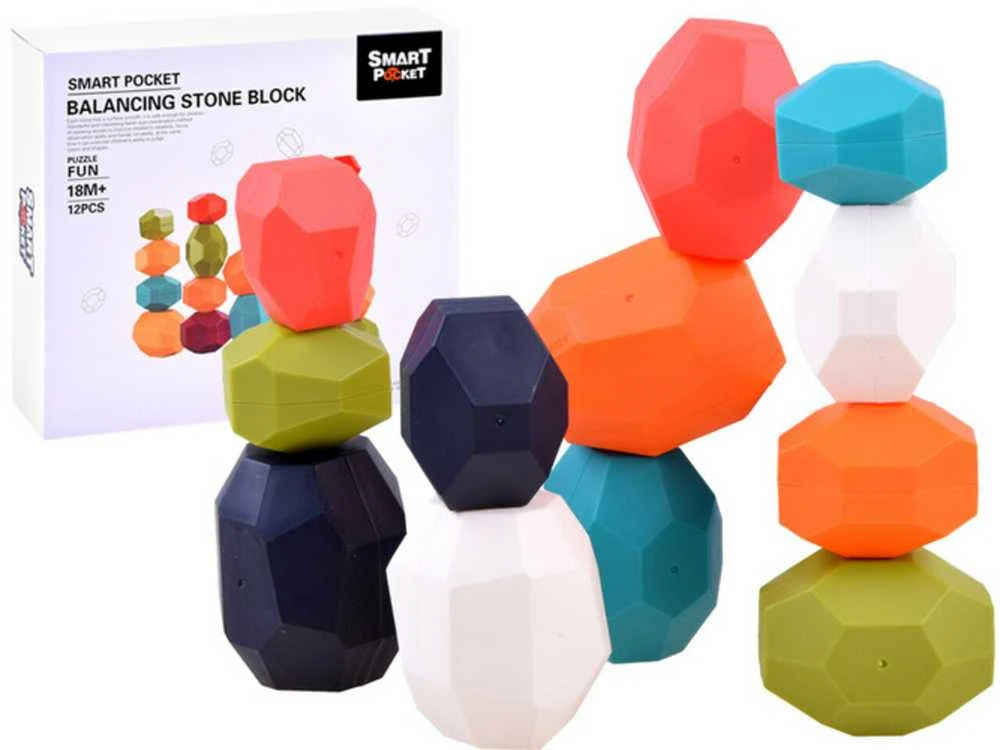 Balansinių akmenėlių rinkinys Smart Pocket, 12 vnt.