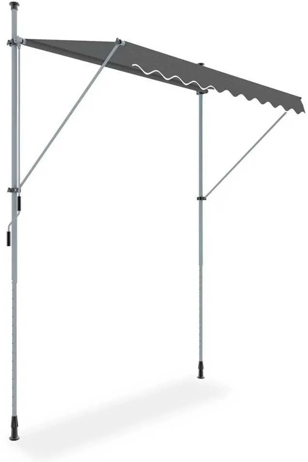 Balkono markizė EASY, 250x130 cm, Pilkas