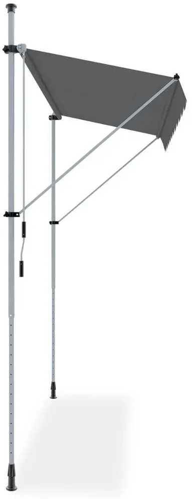 Balkono markizė EASY, 250x130 cm, Pilkas