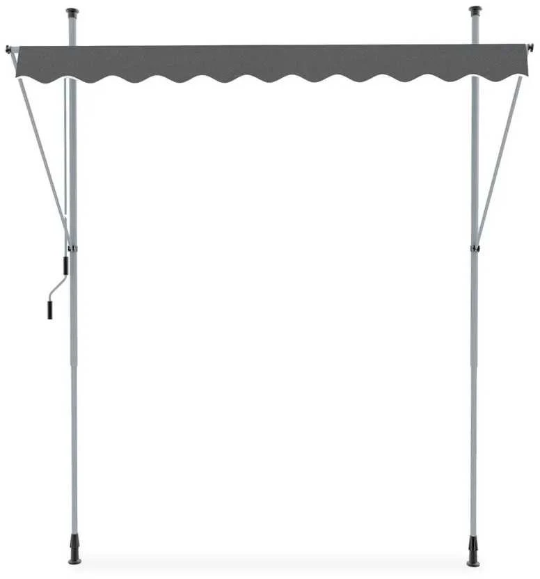 Balkono markizė EASY, 300x130 cm, Pilkas