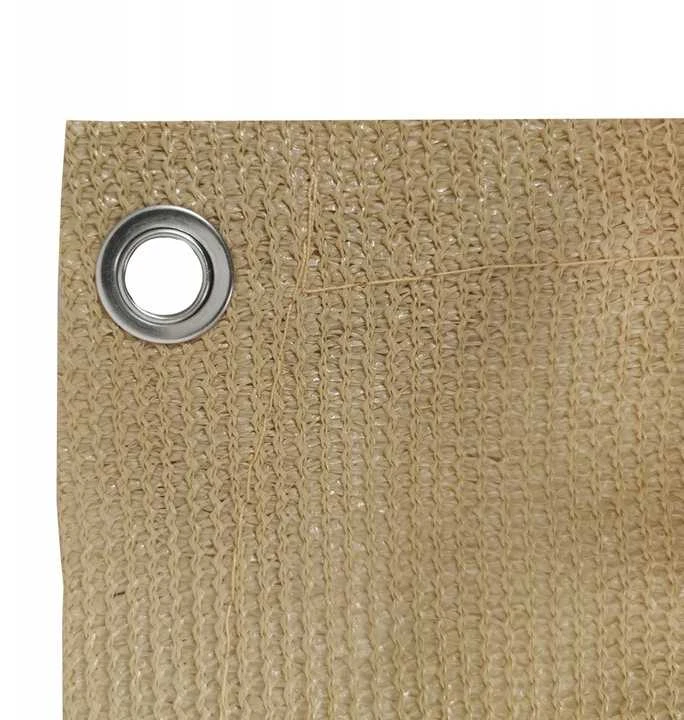 Balkono uždanga su virve, 0.9x5 m, taupe spalvos