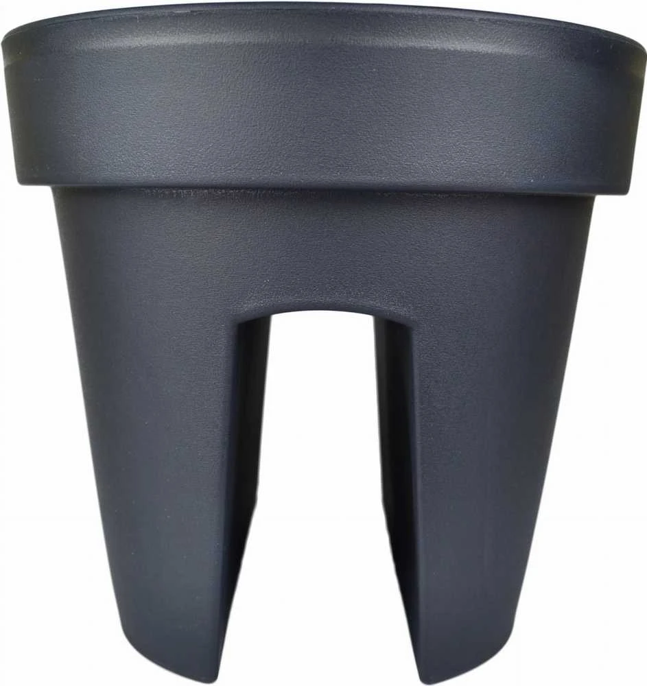 Balkono vazonas LOFLY RAILING, 40 cm, antracito