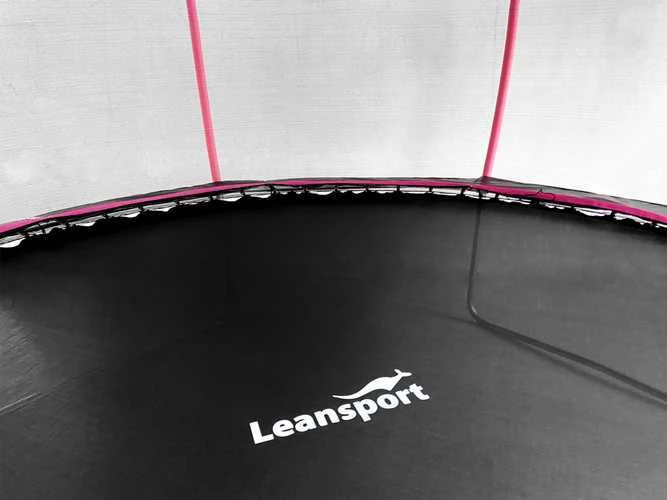 Batutas Lean Sport Max, 426 cm, juodas/rožinis, 14 pėdų