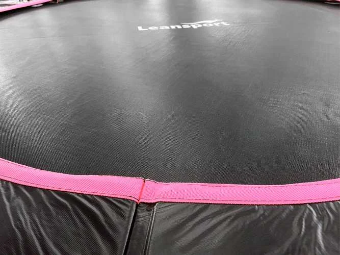 Batutas Lean Sport Max, 487 cm, juodas/rožinis, 16 pėdų