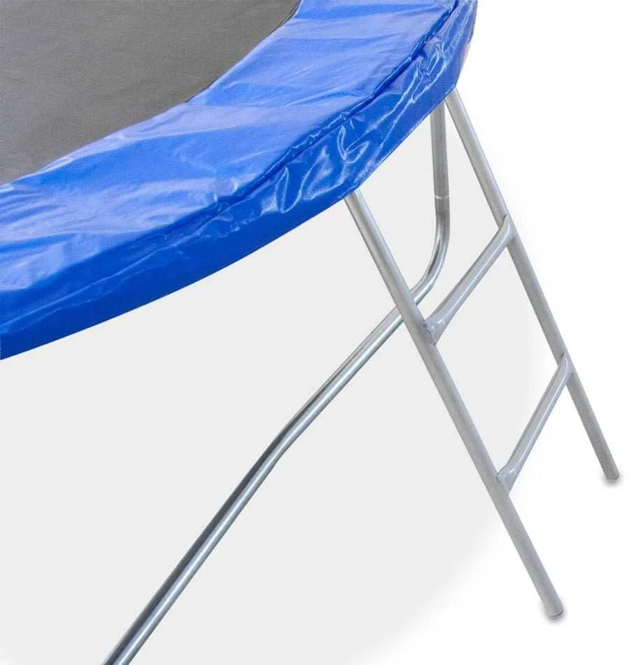 Batutas su tinklu ir kopėčiomis Fuunky PREMIUM 8FT, 244 cm, mėlynas