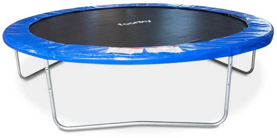 Batutas su tinklu ir kopėčiomis Fuunky PREMIUM 8FT, 244 cm, mėlynas