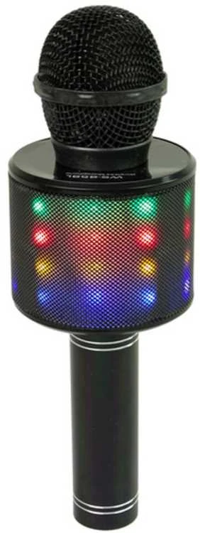 Belaidis karaoke mikrofonas su garsiakalbiais ir įrašymo funkcija WS-858, juodas