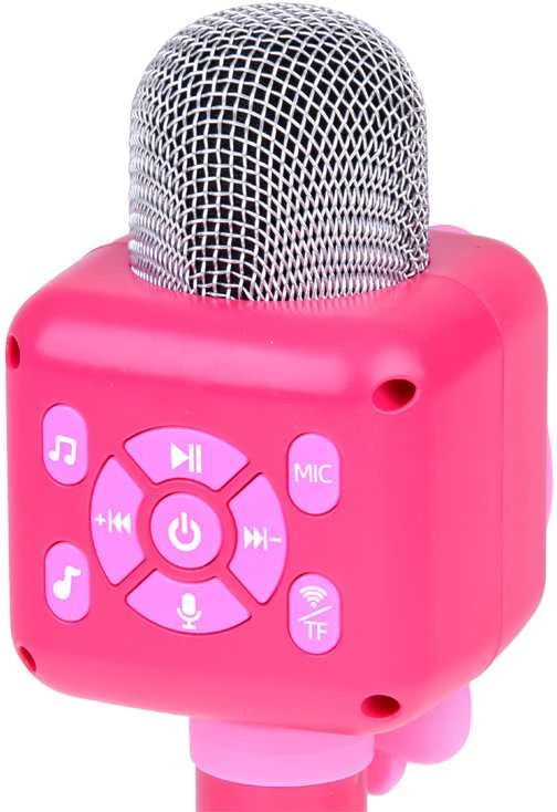Belaidis mikrofonas vaikams su Bluetooth, rožinis