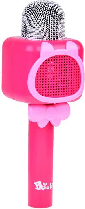 Belaidis mikrofonas vaikams su Bluetooth, rožinis