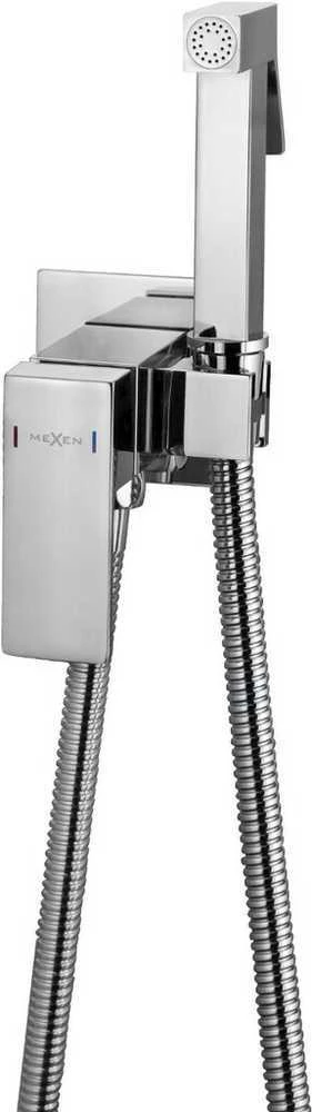 Bidė dušelio komplektas Mexen Cube, Chrome