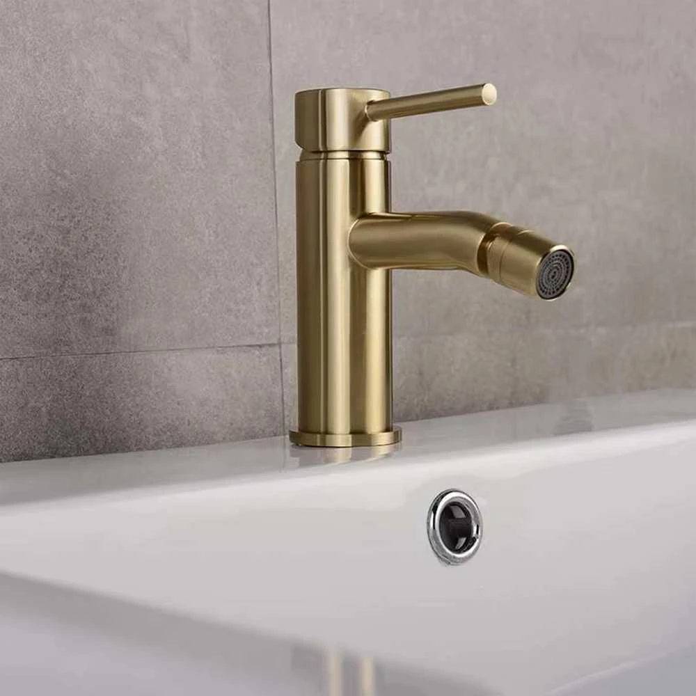 Bidė maišytuvas Rea Lungo, Brushed Gold