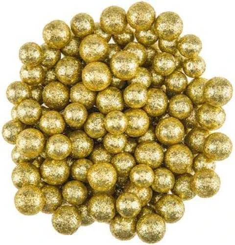 Blizgūs putplasčio rutuliukai dekoracijoms, 50 vnt.
