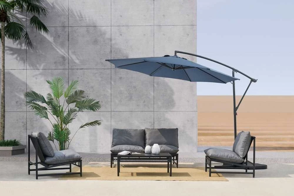 Blue Lauko skėtis SANTORINI, 3 m, Navy Mėlyna