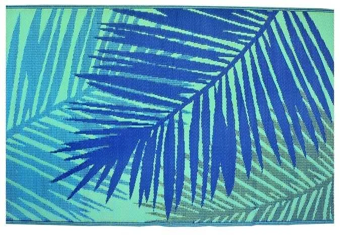 Blue Lauko terasos kilimas Palma Mėlyna, 120x180 cm