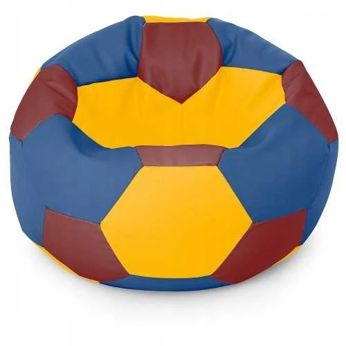 Blue Sėdmaišis-pufas vaikams Ball XXL (40 cm), Geltona/Raudona/Mėlyna