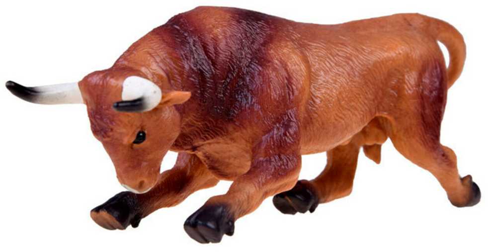 Buliaus figūrėlė, ruda