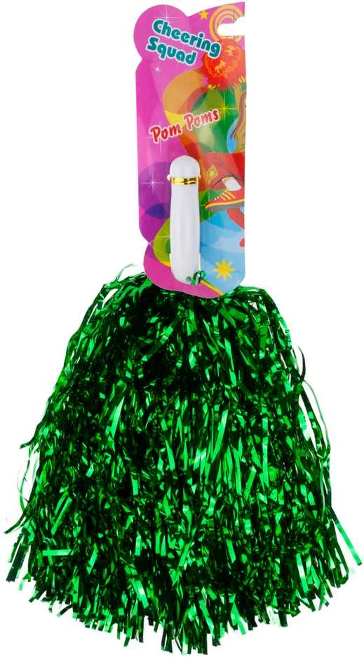 Cheerleading šokėjų blizgūs pomponai, 2 vnt.