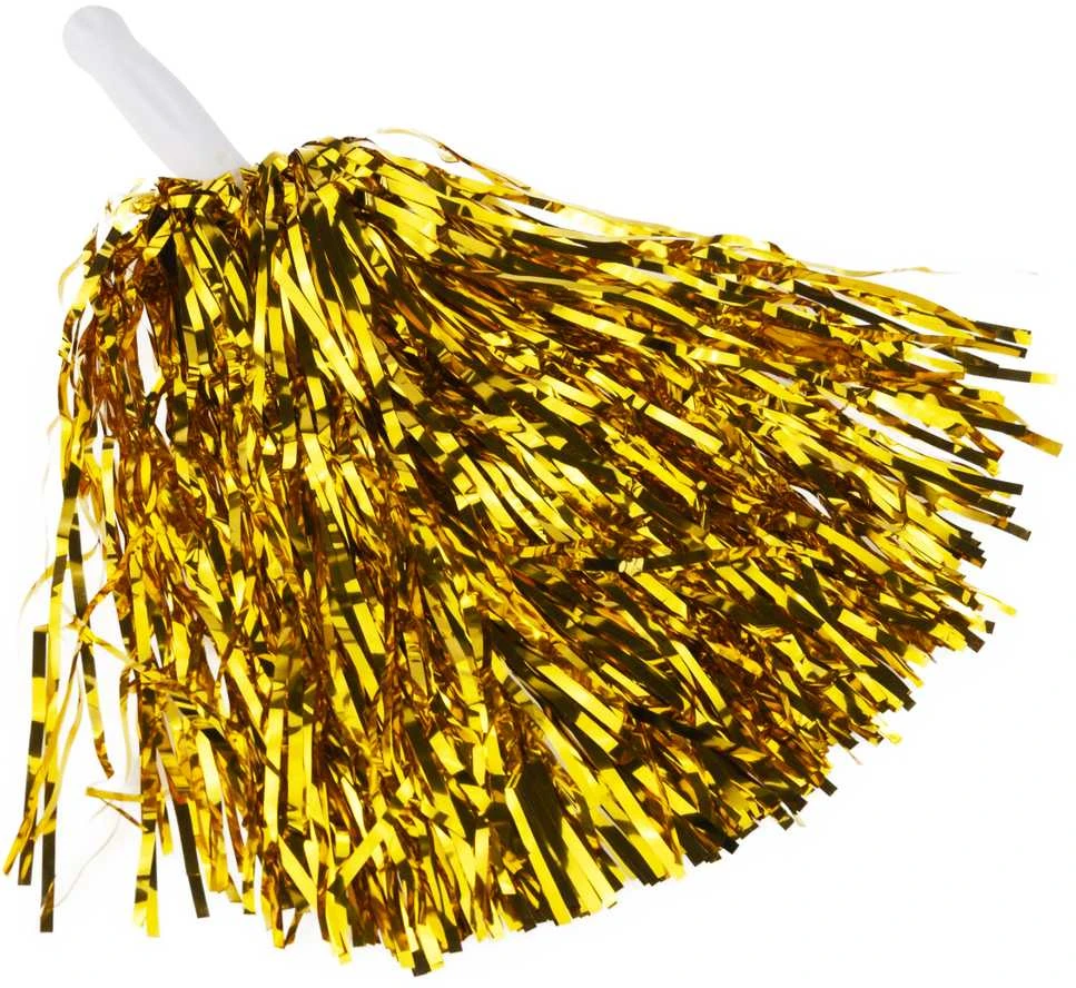 Cheerleading šokėjų blizgūs pomponai, 2 vnt.