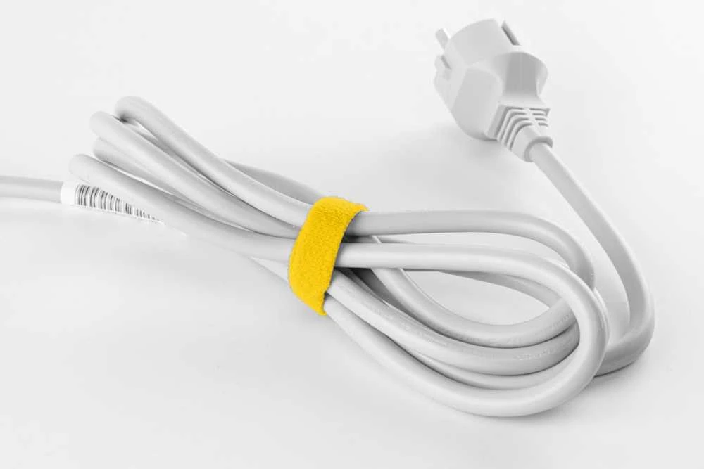 Daugiafunkcinė Velcro tvirtinimo juosta Bradas ROLKA T, 12 mm x 2 m, yellow