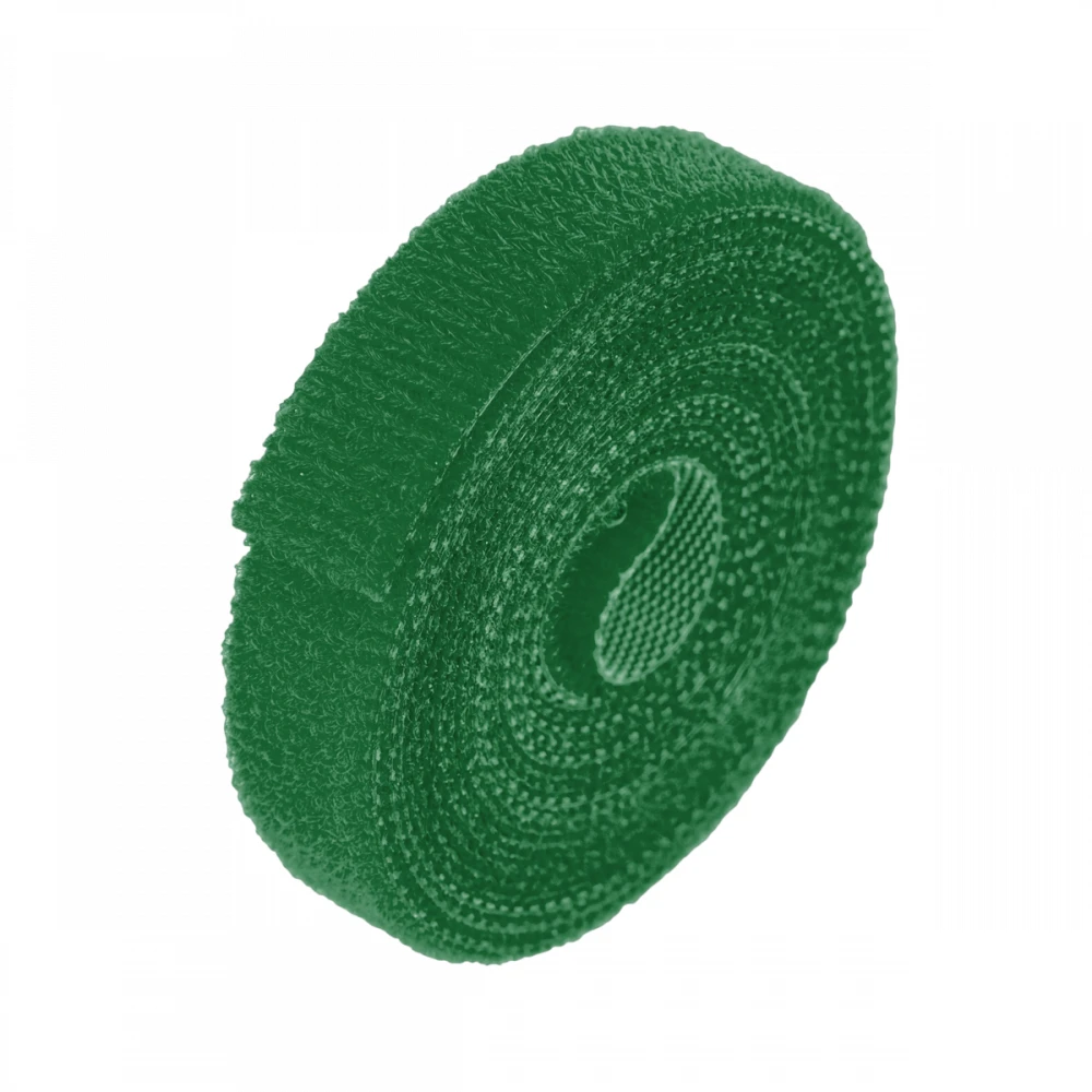Daugiafunkcinė Velcro tvirtinimo juosta Bradas ROLKA T, 9,5 mm x 2 m, žalias
