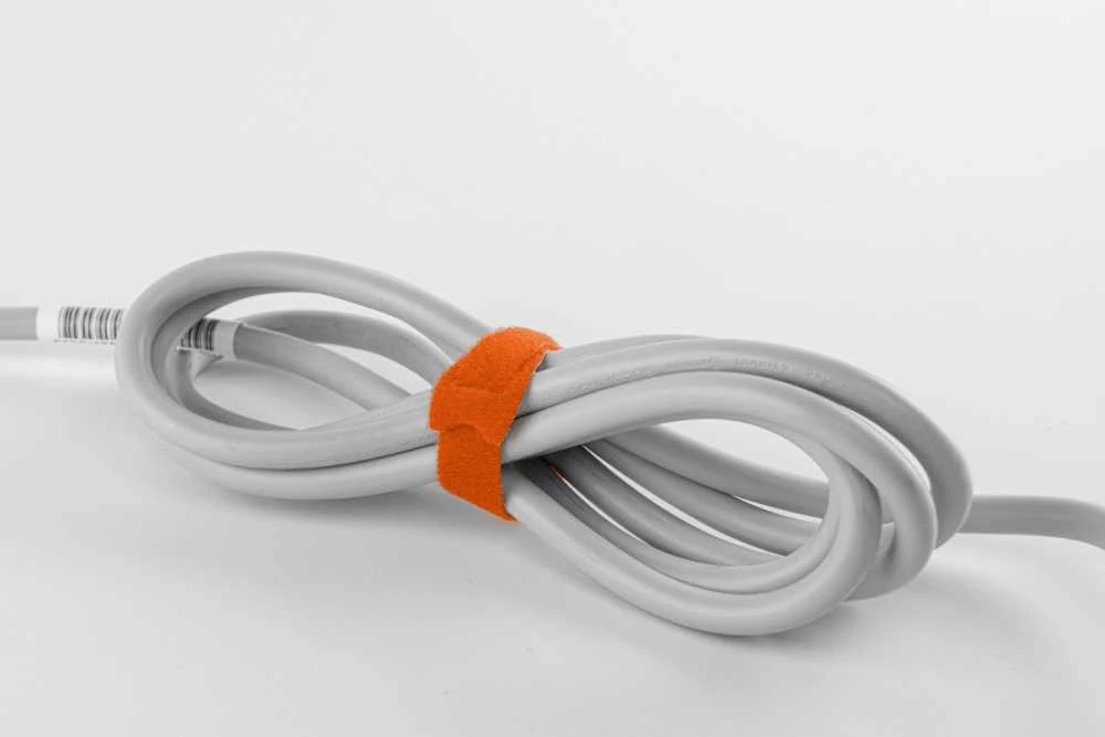 Daugiafunkciniai Velcro tvirtinimo dirželiai Bradas TR, 10 x 100 mm, 10 vnt, oranžinis