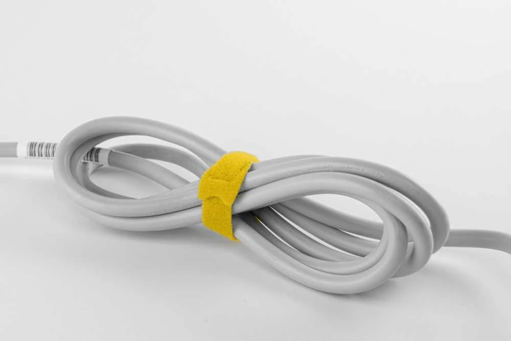 Daugiafunkciniai Velcro tvirtinimo dirželiai Bradas TR, 12 x 150 mm, 10 vnt, yellow