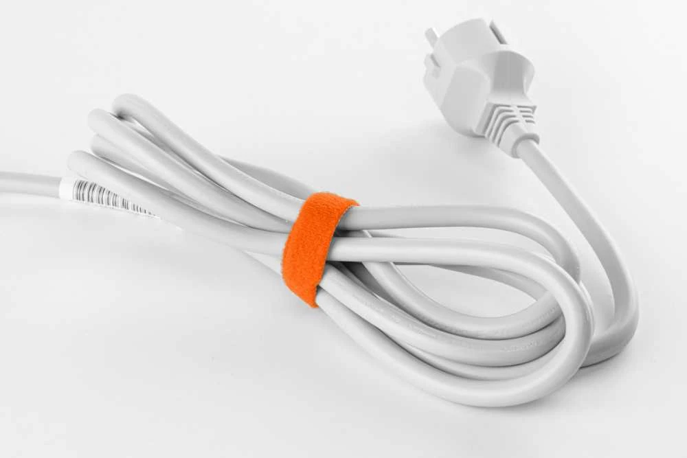 Daugiafunkciniai Velcro tvirtinimo dirželiai Bradas TL, 12 x 150 mm, 10 vnt, oranžinis
