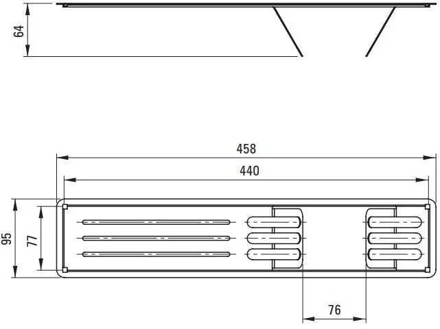 Deante Magnetic plautuvės aksesuarų rinkinys ZZMKN22K, Nero