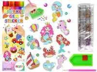 Deimantinės mozaikos lipdukų rinkinys "Jūros pasaulis"