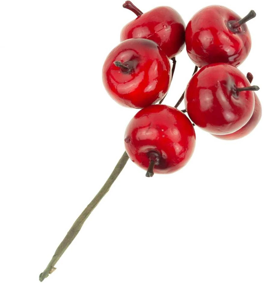 Dekoracija Obuoliukai, raudona