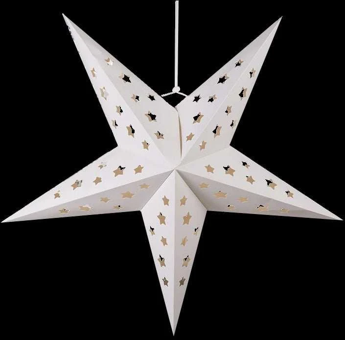 Dekoracija sulankstoma ažūrinė žvaigždė, 27 cm