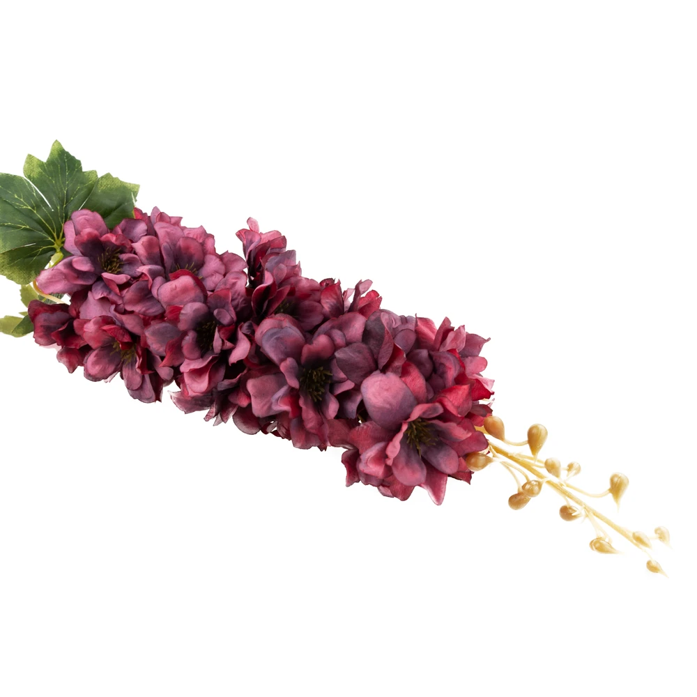 Dekoratyvinė dirbtinė gėlė, bordo