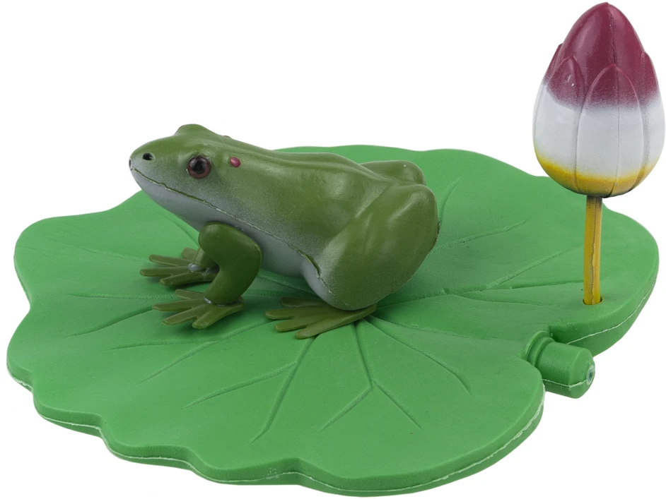 Dekoratyvinė figūrėlė varlė ant lapo