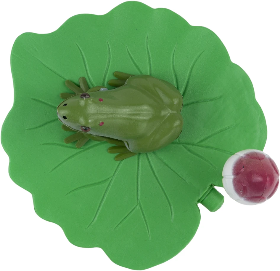 Dekoratyvinė figūrėlė varlė ant lapo