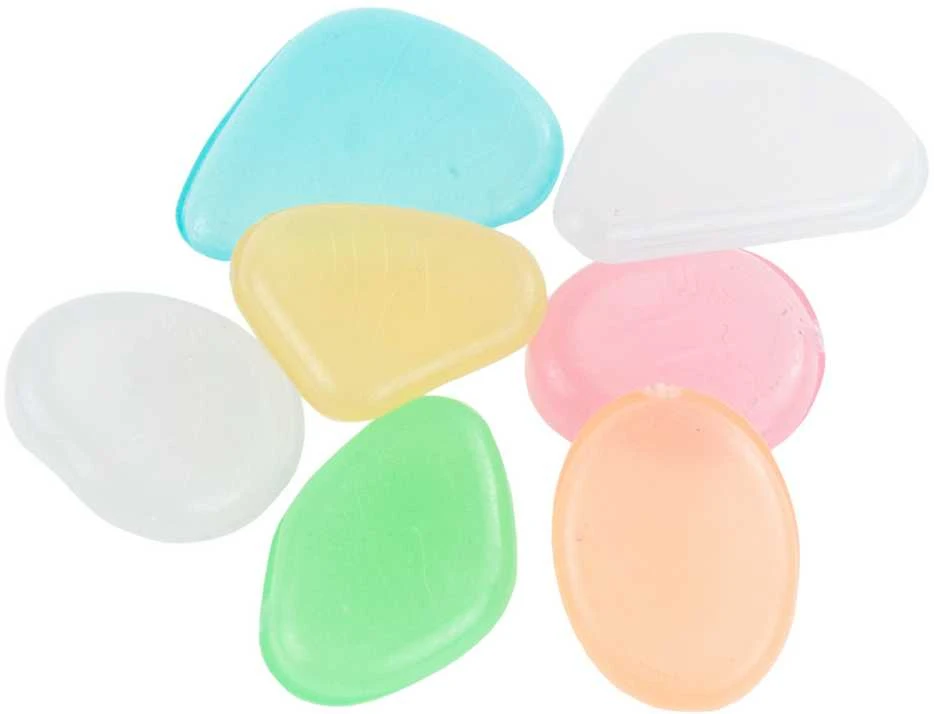Dekoratyviniai fluorescenciniai akmenukai, spalvoti, 100 vnt.