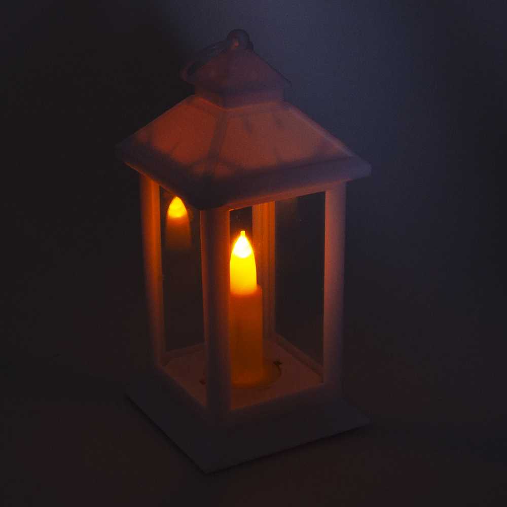 Dekoratyvinis LED žibintas, 17 cm, baltas