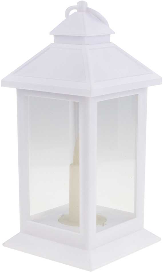 Dekoratyvinis LED žibintas, 17 cm, baltas