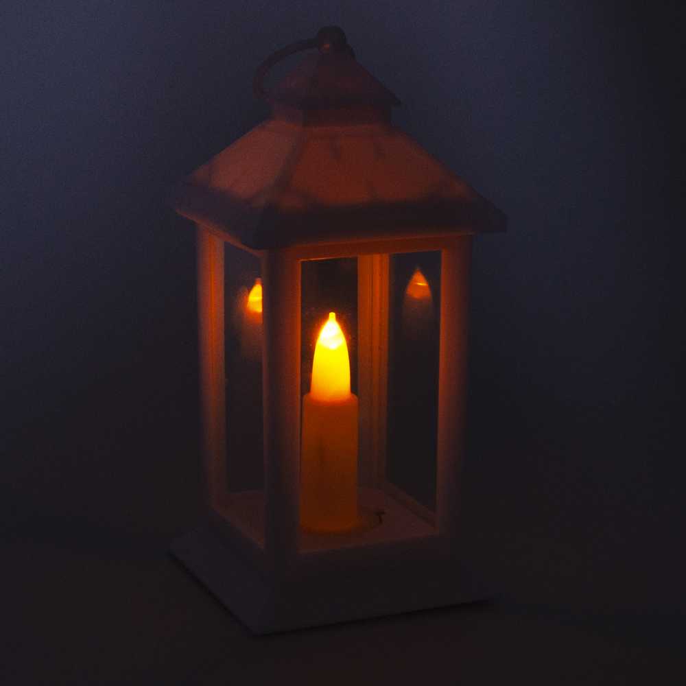 Dekoratyvinis LED žibintas, 17 cm, baltas