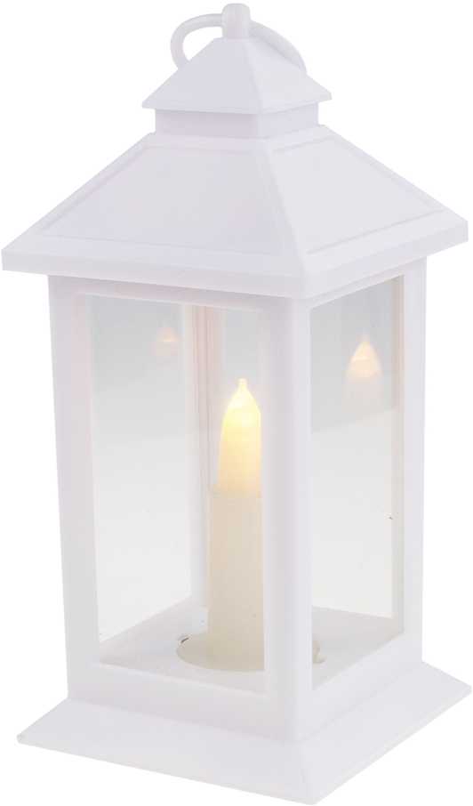 Dekoratyvinis LED žibintas, 17 cm, baltas