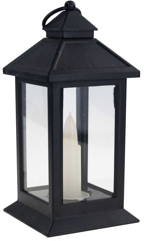 Dekoratyvinis LED žibintas, 17 cm, juodas