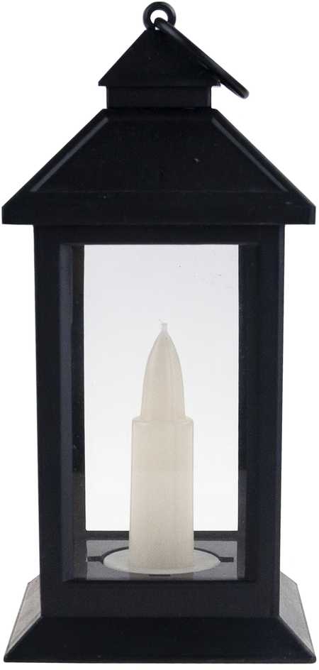 Dekoratyvinis LED žibintas, 17 cm, juodas