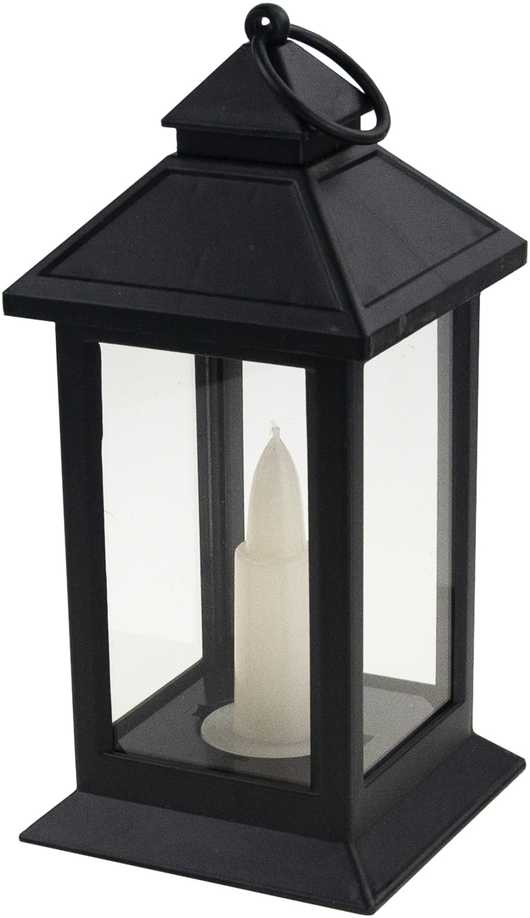 Dekoratyvinis LED žibintas, 17 cm, juodas